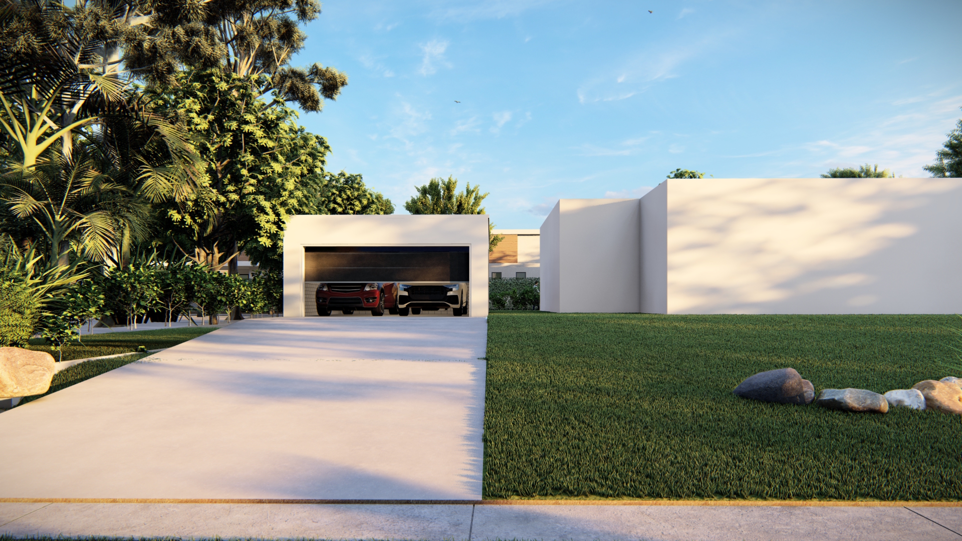 Neubau Garage Dr. B., Nideggen