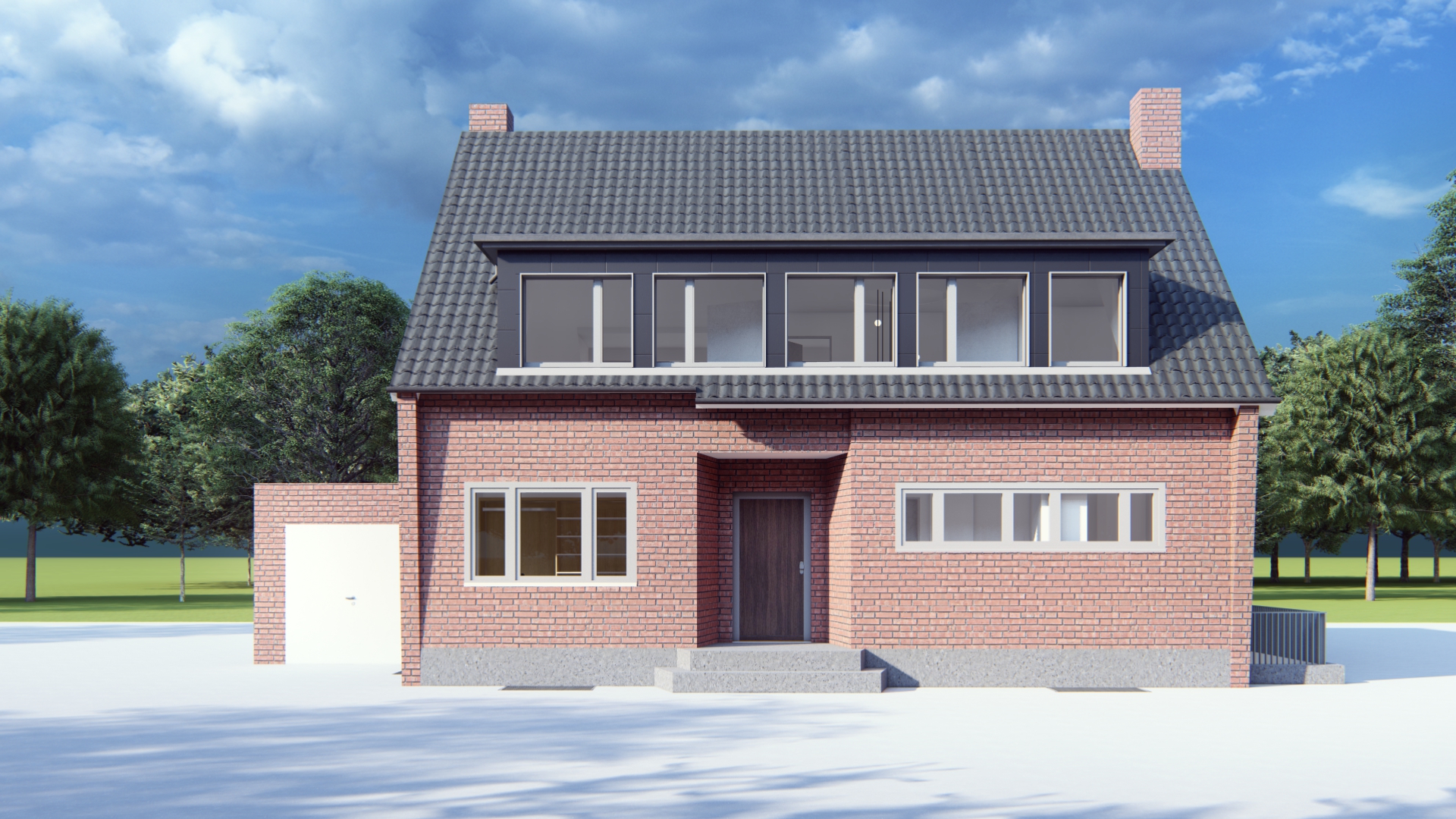Dachsanierung mit Gaubenerweiterung Haus S., Köln